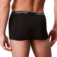 X3 Boxers Noir/Blanc Homme Calvin Klein Jeans Low Rise Trunk vue 3