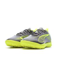 Chaussures de football Gris/Vert Garçon Puma Ultra 5 Play vue 6