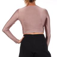 Braunes Sport-T-Shirt für Damen, Nr. Publik California Ansicht 2
