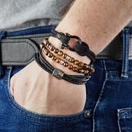 Bracelet Double Tour Marron Homme Geographical Norway 315055 vue 2