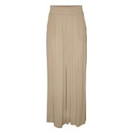Pantalon fluide Beige Femme Vero Moda Menny Wide pas cher