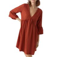 Robe Terracotta Femme Vero Moda Marcy pas cher