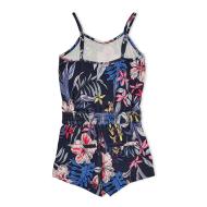 Combishort Bleu à fleurs Fille Kids ONLY Strap Jungle vue 2