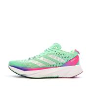 Chaussures de running Vertes/Roses Femme Adidas Adizero pas cher