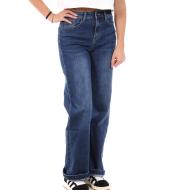 Jeans Loose Bleu Foncé Femme Monday Premium 1807 pas cher