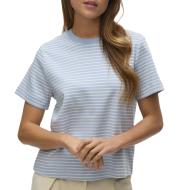 T-Shirt Bleu/Blanc Femme Vero Moda Naima pas cher