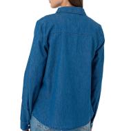 Blaues Damenhemd von Pieces Ceris Ansicht 2