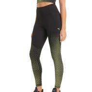 Legging Noir/Jaune Femme Puma Wais 7/8 pas cher