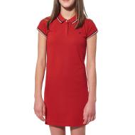 Robe Polo Rouge Fille Kaporal LUCY