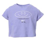 T-shirt Mauve Fille Nike Crop pas cher