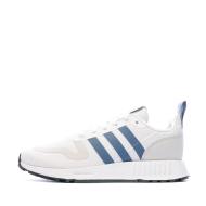 Baskets Blanc/Bleu Garçon Adidas Multix J pas cher