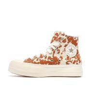 Baskets Oranges/Beige Femme Converse Chuck Taylor All Star Lift pas cher