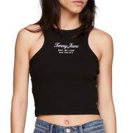 Débardeur Noir Femme Tommy Hilfiger Essential