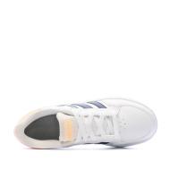 Baskets Blanches Garçon Adidas Breaknet vue 4