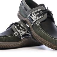 Chaussures Bateau Kaki/Noir Homme TBS GLOBEK vue 7