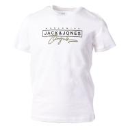 T-shirt Blanc Garçon Jack & Jones Branidng