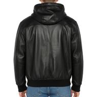 Blousons Noir Homme Schott Cuir LCHOOD vue 3