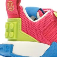 Baskets Roses Enfant Adidas Lego vue 7