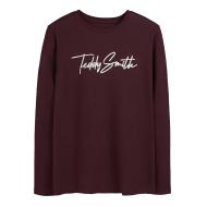 T-Shirt Manches Longues Bordeaux Garçon Teddy Smith Evan pas cher