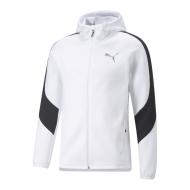 Sweat Zippé Blanc Homme Puma Evostripe pas cher