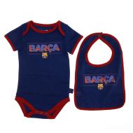 Set Body + Bavoir Bébé FC Barcelone pas cher