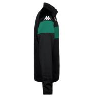 Sweat Noir/Vert Homme Kappa Dovare vue 2