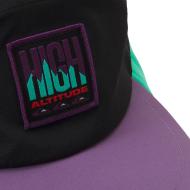Casquette Noire/Verte/Violette Homme Quiksilver High Time Cap vue 3