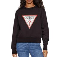 Sweat Noir Femme Guess Original Fleece pas cher