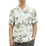 Chemise Verte/Beige Homme Jack & Jones Blubahamas pas cher