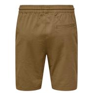 Short Marron Homme Only & Sons Capri vue 2