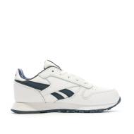 Baskets Blanche/Marine Garçon Reebok Classic Leather 100069851 vue 2