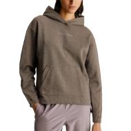 Sweat Marron Femme Calvin Klein Jeans Hoodie pas cher