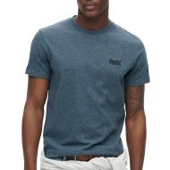 T-shirt Bleu Homme Superdry Vintage Logo