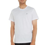 T-Shirt Blanc Homme Tommy Hilfiger Slim Jersey