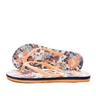 Tongs Blanc/Orange Femme Roxy Seagive