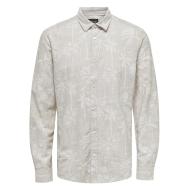 Chemise Grise Homme Only & Sons Caiden pas cher