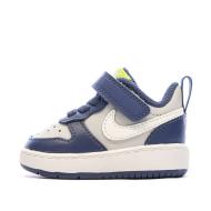 Baskets Bleu/Gris Garçon Nike Court Borough 2 pas cher