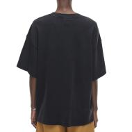 T-Shirt Noir Femme Rouge Edit Rousophia vue 2