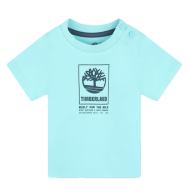T-shirt Turquoise Bébé Timberland T60100