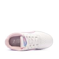 Zapatillas blancas/rosas para niña Puma Carina 3.0 Jellyy ver 4