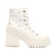 Baskets Blanches Femme Converse Chuck 70 De Luxe vue 2
