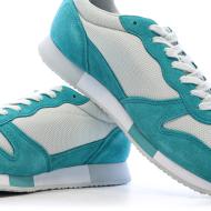 Baskets Blanches/Turquoises Femme Le Coq Sportif Alpha vue 7