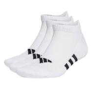Lot de 3 paires de chaussettes Blanc/Noires Homme Adidas Cush pas cher