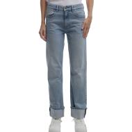 Blaue Straight-Jeans für Mädchen von Teddy Smith im Boyfriend-Stil günstig