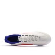 Chaussures de Foot Blanches Homme Adidas Deportivo III FxG vue 4