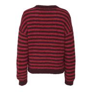 Pull Noir/Rouge Femme JDY Zoey vue 2