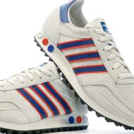 Baskets Grises Homme Adidas Trainer S vue 7