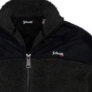 Veste Zippé Noir Homme Schott Sward vue 3