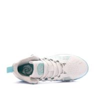 Chaussures de basket-ball Blanche/Bleu Adidas Son Of Chi vue 4