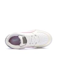 Baskets Blanches/Roses Fille Puma Ca Pro vue 4
